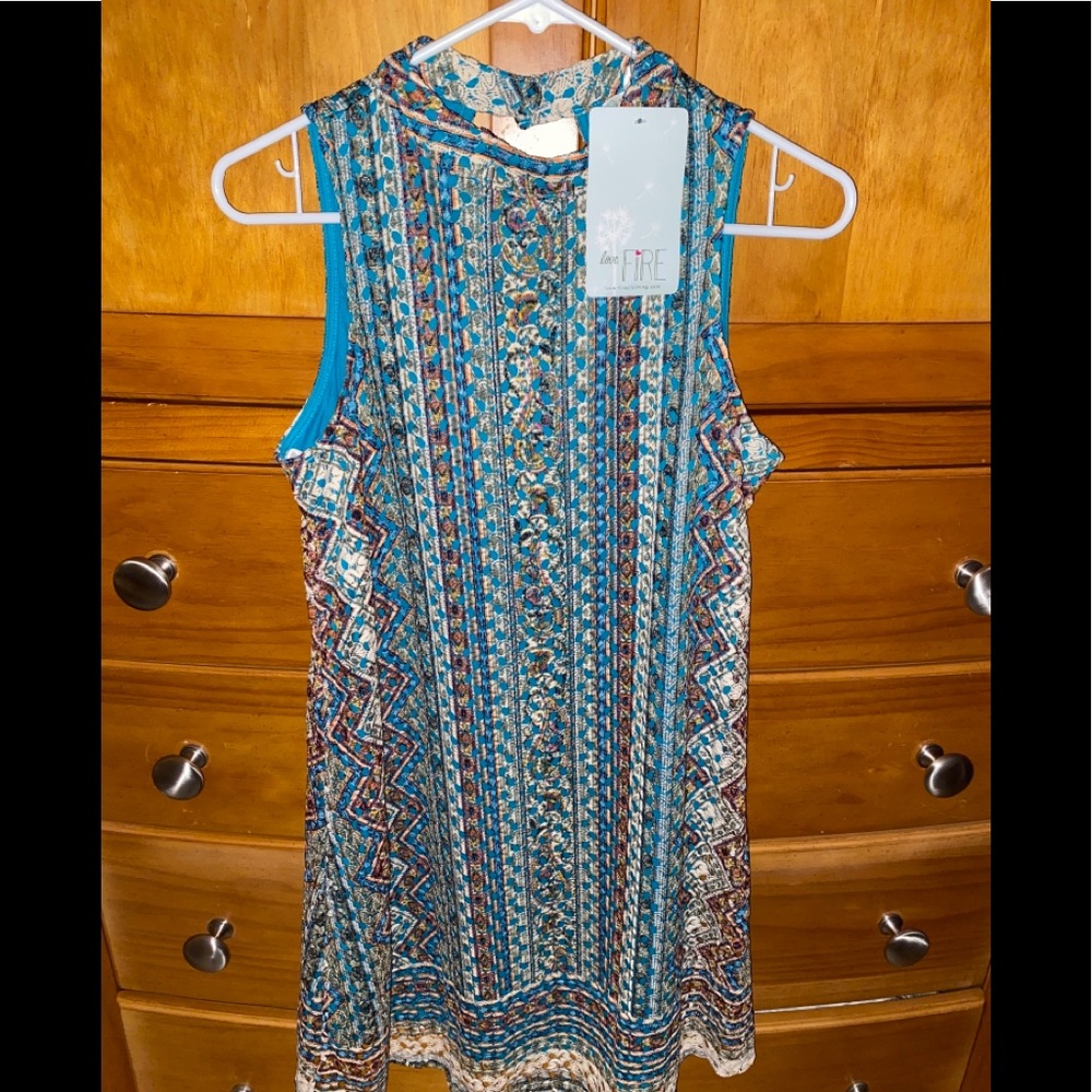 Super cute “Love Fire” dress. Size Small.
